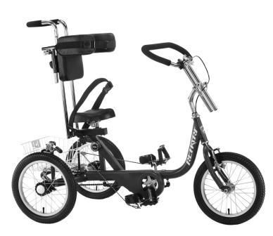 Rehatri Trike 20"Front and rear wheel size, BLUE