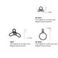 Magnetic speed sensor, for 6 Bolt rotor, magnet toward inward, Quality Tektro product