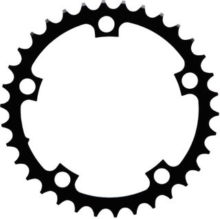 110mm BCD, 5H Road Chainring, 36T - 3/32", Alloy, Black