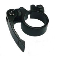 Seat clamp with seat bolt Q/R alloy, 34.9mm, black