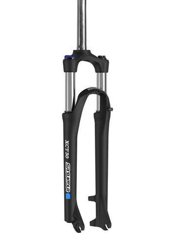 SUSPENSION FORK  27.5"  XCT28 DS.Travel 100mm, axle 9mm-Dropout, O.L.D. 9-100mm, SKTM stem 1-1/8",L:255mm max.rotor 180mm, w/post mount, black, 30mm stanchion, alloy lower.