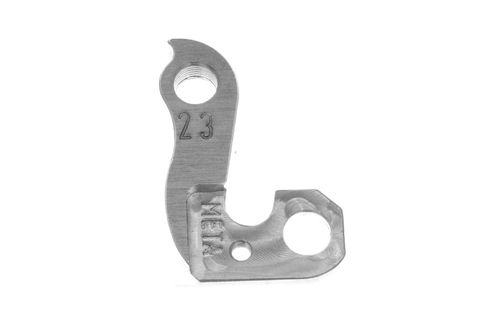 META CNC DERAILLEUR HANGER  - Model 23, Material 6061 T651 Aviation Aluminium, CNC Machined, Silver, Diamondback response topanga sorrento (PILO D37)