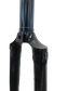 700/622 - OD. 25.4mm, I.D. 22.2mm - Threaded Steel Fork With Chromoly Steerer, 48mm Clearance - High Quality Construction