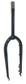 26" x 4 - O.D. 28.6mm, I.D. 25.4mm - Threadless Chromoly Fat Fork, 142mm Clearance