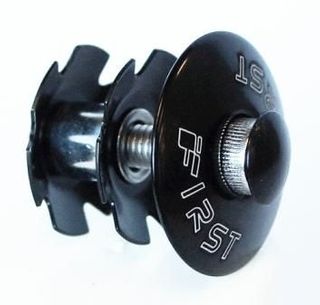 STAR NUT TYPE  Ahead adjuster set, 1", alloy BLACKr top cap