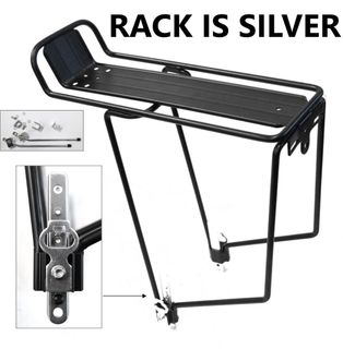 CARRIER - Rear Carrier, For 26"-700C Bikes, Alloy, SILVER