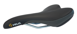 Saddle, Velo Plush, Mo, Extra comfort sport saddle, 342g, 271mm x 149mm, MTB or road, for fast riding