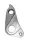 META CNC DERAILLEUR HANGER  - Model 268, Material 6061 T651 Aviation Aluminium, CNC Machined, Silver (PILO D738)