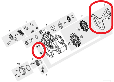 TRP Inner cage replacement kit, for RD-M9050