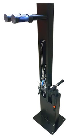 Unior, Public Space Bike support/fixing stand  with S/S pump     628425 Unior Professional Tools, quality guaranteed