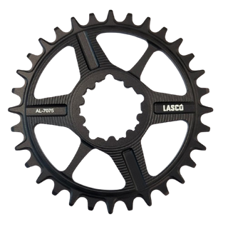 CHAINRING - for SRAM DM3 hole, 28T, 3mm offset, narrow wide, black, AL7075