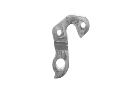 META CNC DERAILLEUR HANGER  - Model 182, Material 6061 T651 Aviation Aluminium, CNC Machined, Silver, RIDLEY (PILO D607)