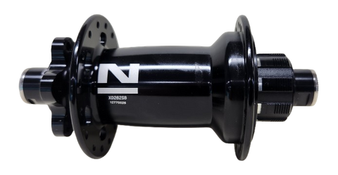 Hub, Single Speed Cassette Novatec Sealed (shimano pattern) Dirt Jump 32H -- 6 Bolt Disc - (142mm OLD x 12mm T/A) - (Inc's 14T cog)