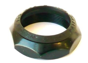LOCK NUT HEADSET 25.4 BLACK