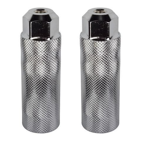 STEEL Footpegs, dia 3/8 x 26T,  33MM x 102mm  SILVER