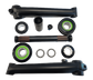 3 Piece BMX Crankset - 175mm, 19 x 8T - USA Type, Sealed Bearing