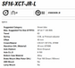 SUSPENSION FORK  20, XCT-JR-L DS 20", travel: 63mm, 9x100mm, COIL SPRING w/Preload adjuster, alloy crown/steerer 1-1/8" stem L:300mm, post mount for 160mm rotor Matt Black