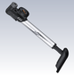 MINI PUMP  Alloy, w/new clever valve to fit AV/FV, 1.5" dial gauge, 120psi