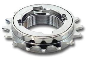 FREEWHEEL - 3/32 x 17T, "DICTA EZ-OFF" CNC Machined, SILVER