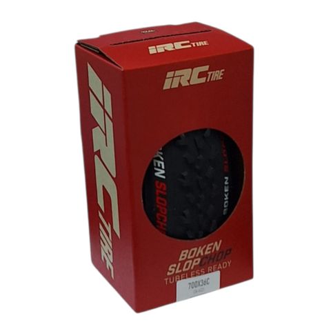 "NEW"  -  IRC Boken Slop Chop TLR | 700 x 36C | 36-622 | Black Gravel / CX Tyre | Tubeless Ready