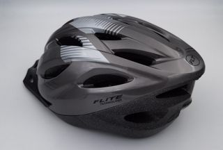 HELMET  -  FLITE Recreational Range, Glued-on, TITANIUM, Large 58-61cm, AS/NZS Standards