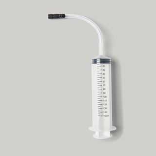 `A NEW ITEM - Magic Milk Sealant injector, reusable 150 ml syringe with 5 ml graduations