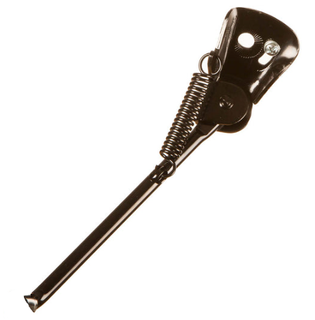 Kickstand, 20, Rear Axle Mount, Steel BLACK, round axle hole, Veloce packaging