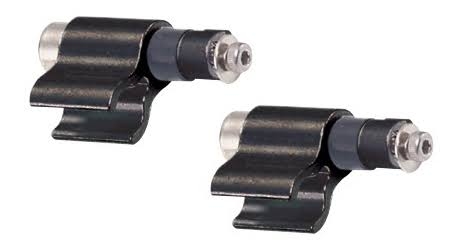 "NEW" - GRIPPER - Converts mechanical frame mount to hydraulic frame mount, alloy, black, hydraulic disc brake hose retainer, fits up to 6mm hose, screw-on type, w/screws