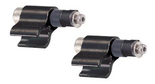 "NEW" - GRIPPER - Converts mechanical frame mount to hydraulic frame mount, alloy, black, hydraulic disc brake hose retainer, fits up to 6mm hose, screw-on type, w/screws