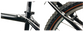 "NEW" - GRIPPER - Converts mechanical frame mount to hydraulic frame mount, alloy, black, hydraulic disc brake hose retainer, fits up to 6mm hose, screw-on type, w/screws