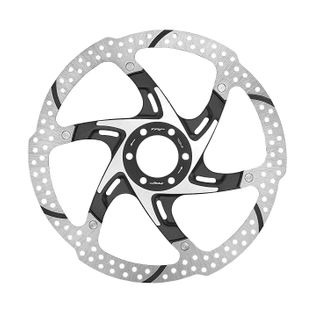 Rotor , TRP, 6 bolt, 2 piece 203mm stainless steel , alloy carrier, w/6 stainless steel bolt , black centre 1.8mm rotor, TRP