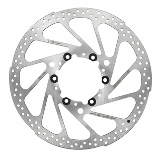 "NEW" - TRP Rotor, Mod.TR203-57E, Dia.203mm, T:2.3mm stainless, w/6pcs x M5 x 10mm bolts for PCD 72.25 3x3 Gear Hub
