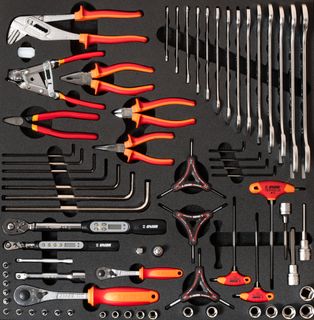"NEW" - Unior Professional Set of tools in tray 4 for 2600A and 2600C - Torque tools and pliers 629836