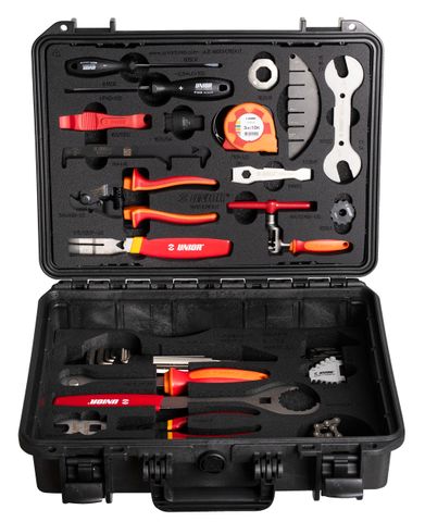 "NEW" - Unior Set of Tools 34 pcs - Home Kit 2.0 -  Incls Hardcase 640041   Professional Bicycle tools, quality guaranteed