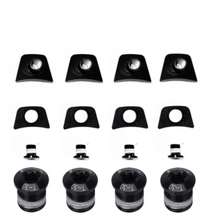 "NEW" - SL-K ROAD ABS BB386EVO CHAINRING BOLT KIT & TAB COVER BLK.E0084+E0575+ML021