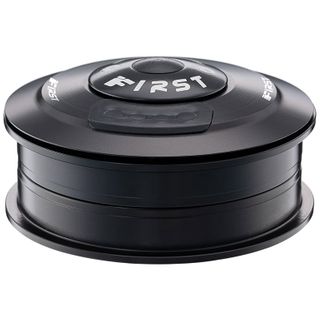 Headset, alloy, for 1 1/8 to 1.5", internal cable routing, sealed bearing, crown: 39.8mm, black