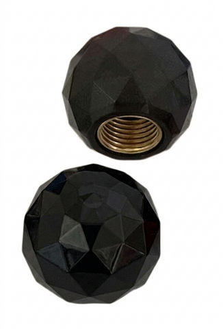 A/V Cap - Disco Ball, Black, Sold Individually