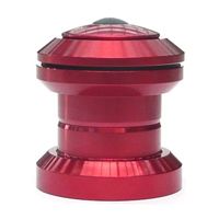 Headset, alloy, cartridge, 1 1/8, threadless, RED