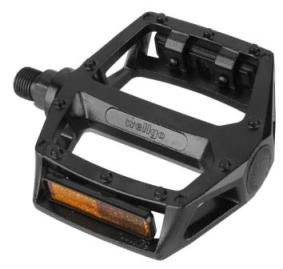 PEDALS  9/16" BMX, Large Platform, One Piece Alloy Body, BLACK by Wellgo