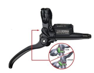 BRAKE LEVER - Tektro Auriga Twin Front Brake Lever (Right Hand) for Mod.HD-T525. Black (Park Lock feature)