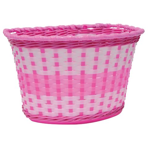 Junior Woven Basket Pink - Oxford Product