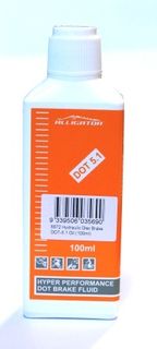HYDRAULIC DISC BRAKE FLUID - DOT 5.1, HK-OIL010-51, 100ml Bottle