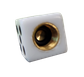 A/V Cap - Dice, White, 14mm