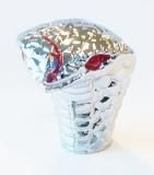 A/V Cap - Cobra, Silver, Sold Individually