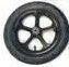 WHEEL ONLY (individual) for 4373 Training Wheels, 12" P.P rim w/pneumatic tyres, 40mm sidewall profile