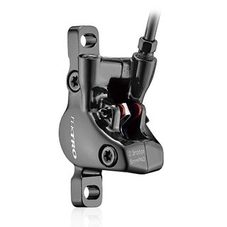 Brake caliper, TEKTRO Mod.SB2.2, for hydraulic disc brake HD-T3520, suits Volans 2 piston brakes (5mm barb & olive x 2 included)