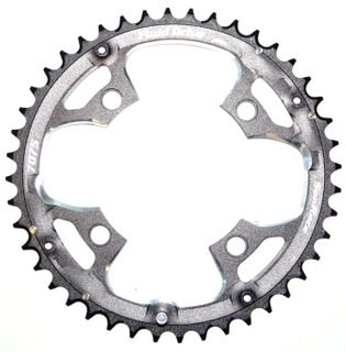 104mm BCD, 4H MTB Chainring, 44T - 8/9 Speed, Alloy CNC, Black