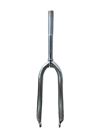24" Fork - O.D. 25.4mm, I.D. 22.2mm, Threaded, Silver, 78mm Clearance