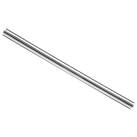 SEATPOST STRAIGHT 22.2MM X 400MM STEEL - CHROME
