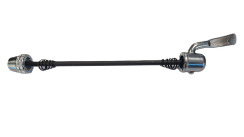163mm - Rear Q/R Steel Silver Skewer - Not Safe For Disc Brakes